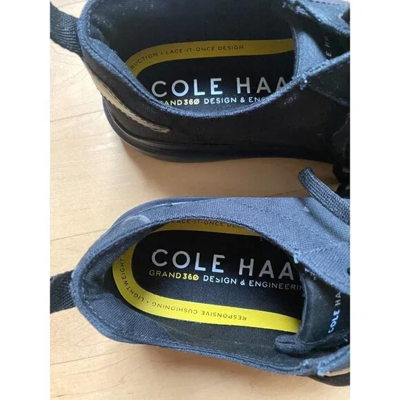Cole Haan BNWOT GrandPro Rally Canvas black Sneaker Womens Size 10 NEW - Picture 5 of 9